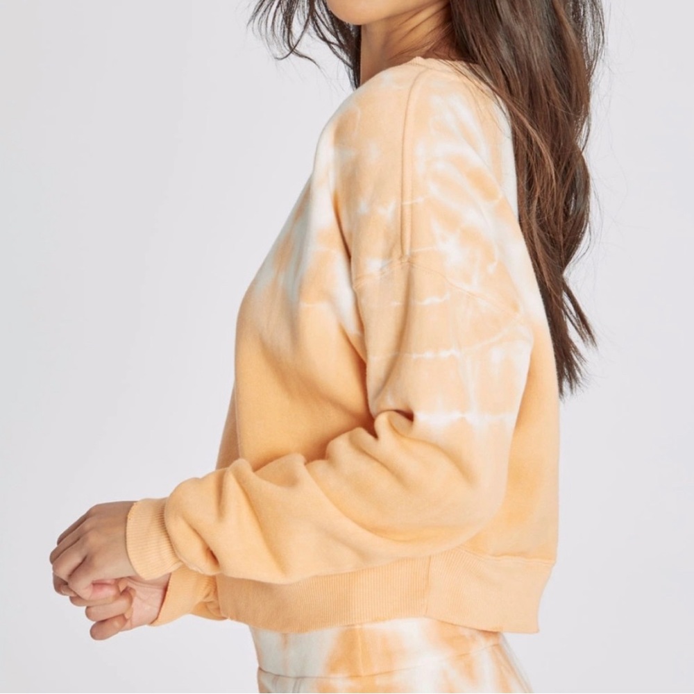 [S] Wildfox Knit Melon Regal Crew Neck Long Dolman Sleeve Pullover